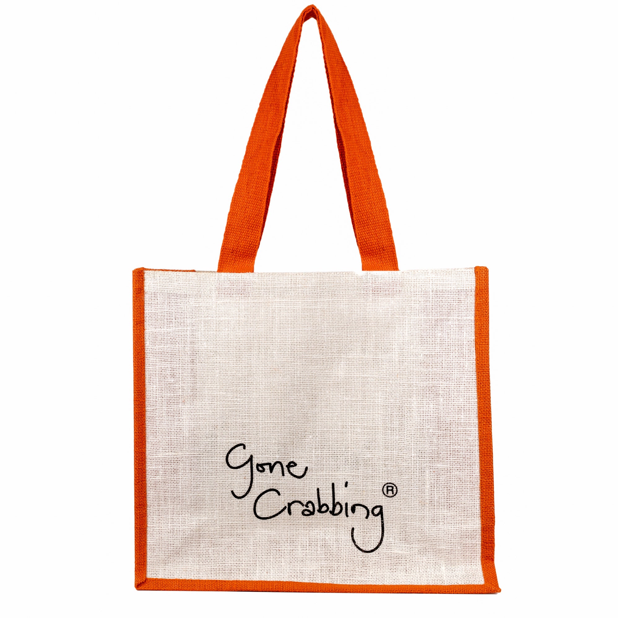 Crabby Old Bag Jute Bag Gone Crabbing